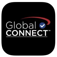 GlobalCONNECT logo on app